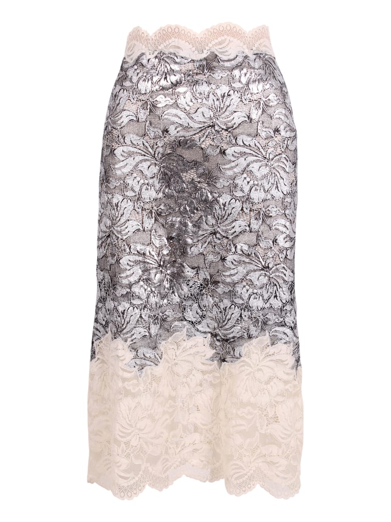 Paco Rabanne Polyester Skirt - Silver