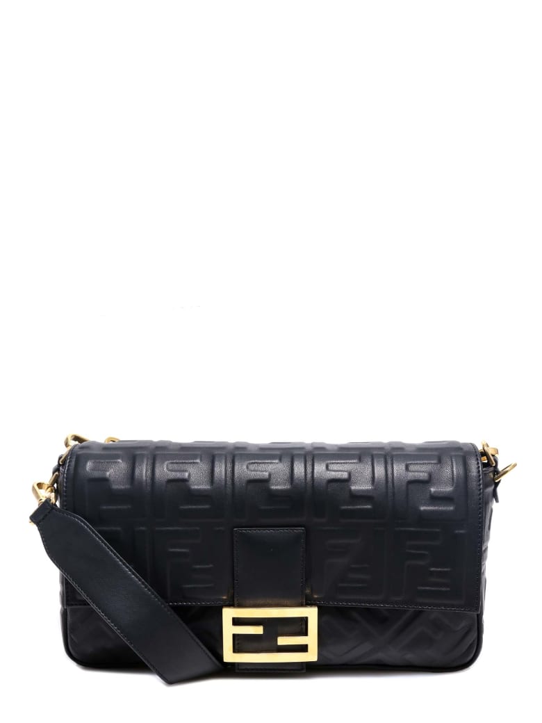 Fendi Baguette Shoulder Bag - Black