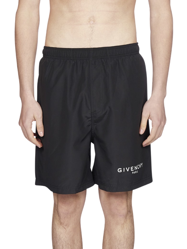 givenchy logo shorts