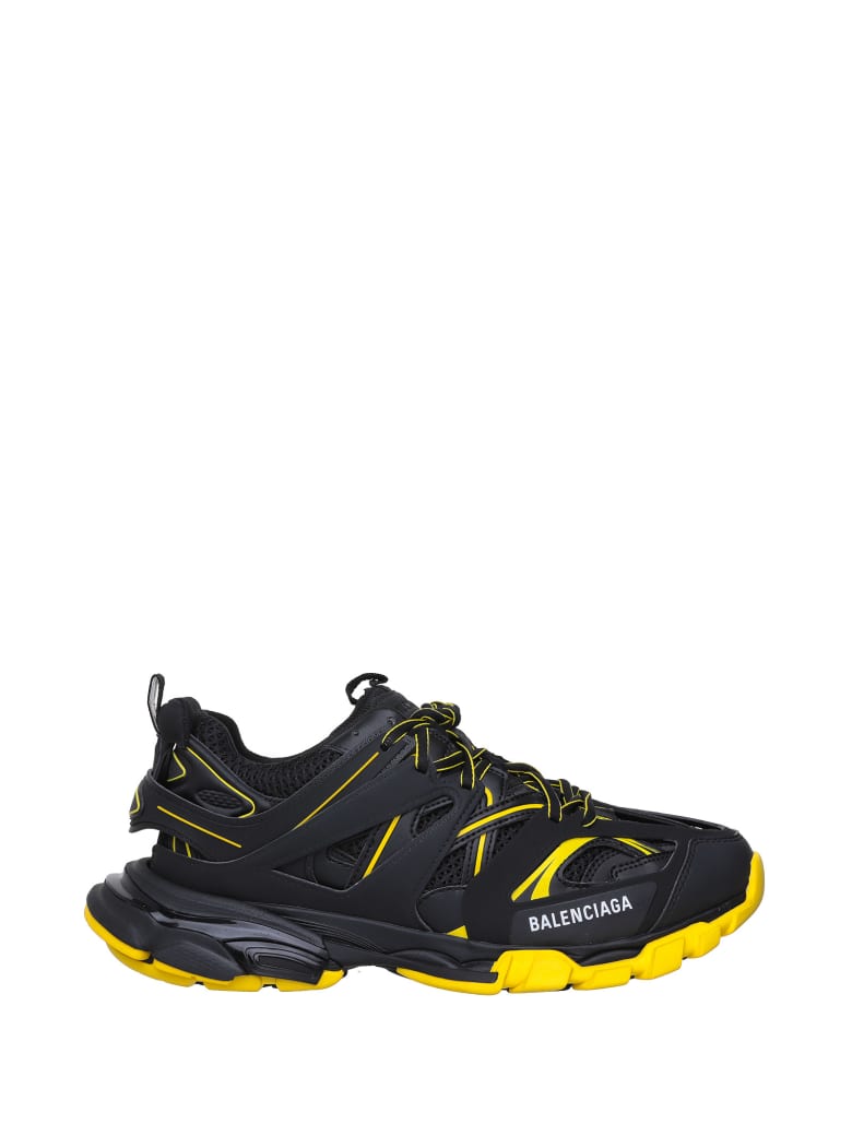 balenciaga sneakers black and yellow