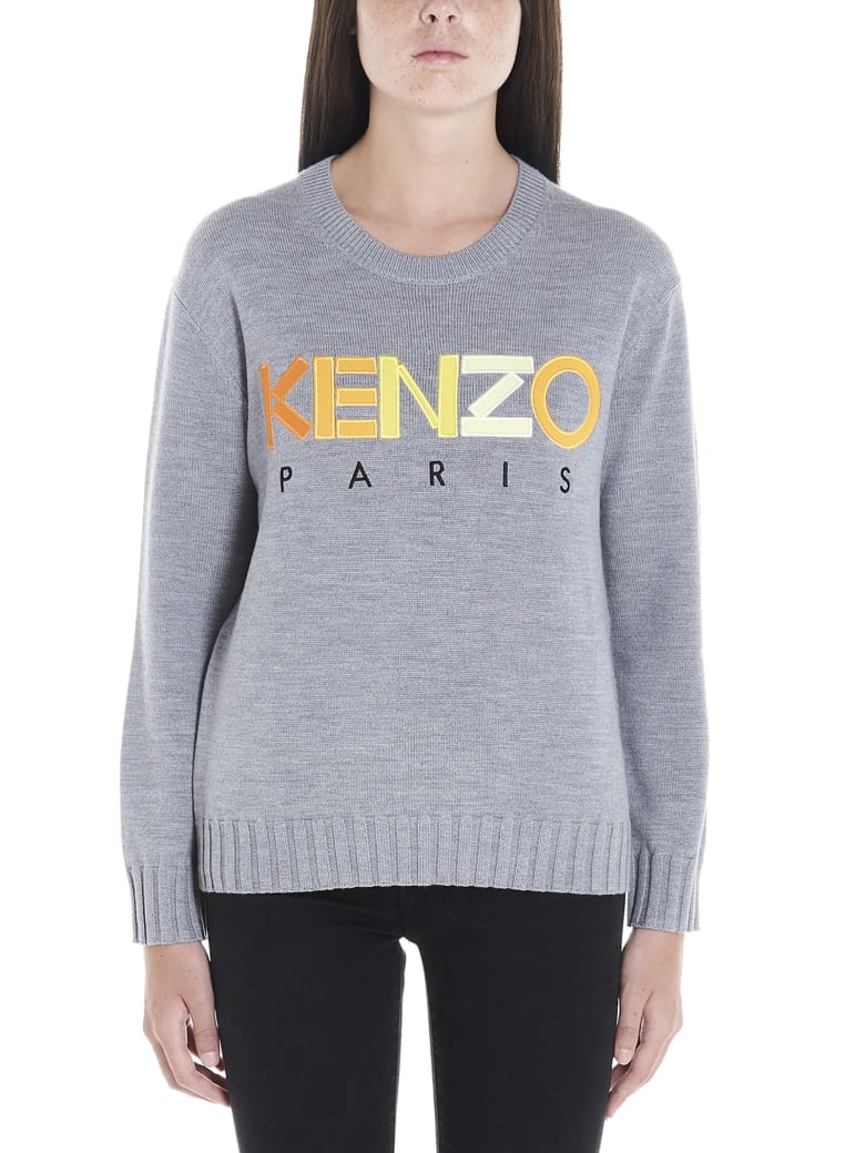 kenzo grey women's sweatshirt