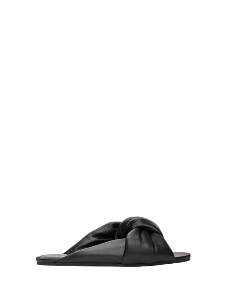 Balenciaga Balenciaga Drapy Flat Sandals - BLK