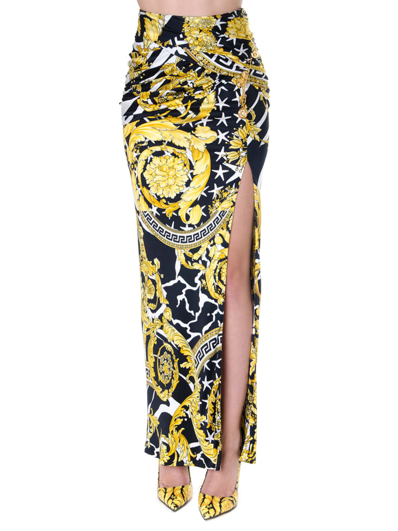 versace maxi skirt