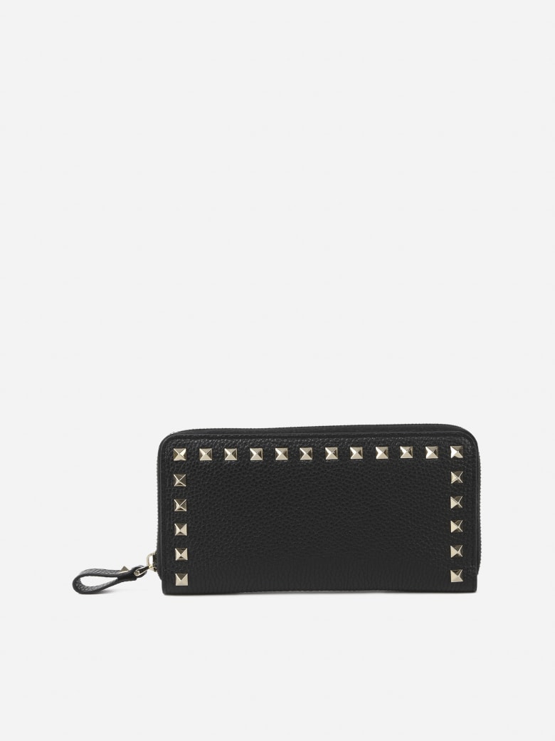 Valentino Garavani Rockstud Large Leather Wallet