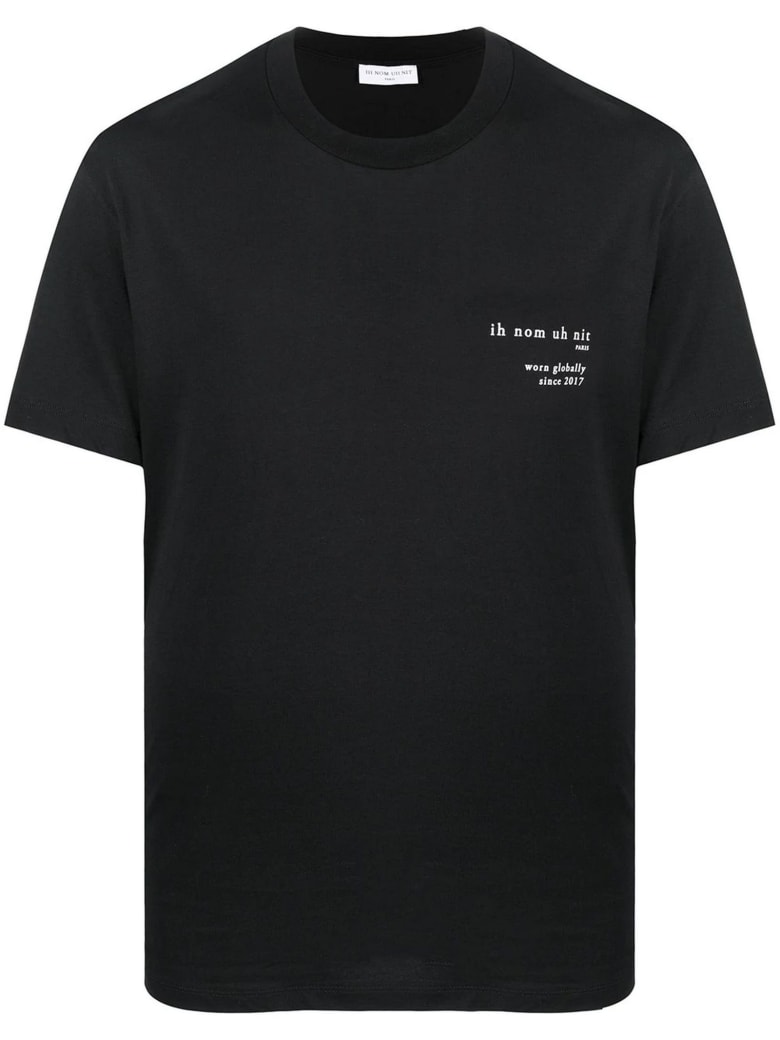 ih nom uh nit Black Cotton T-shirt - Nero