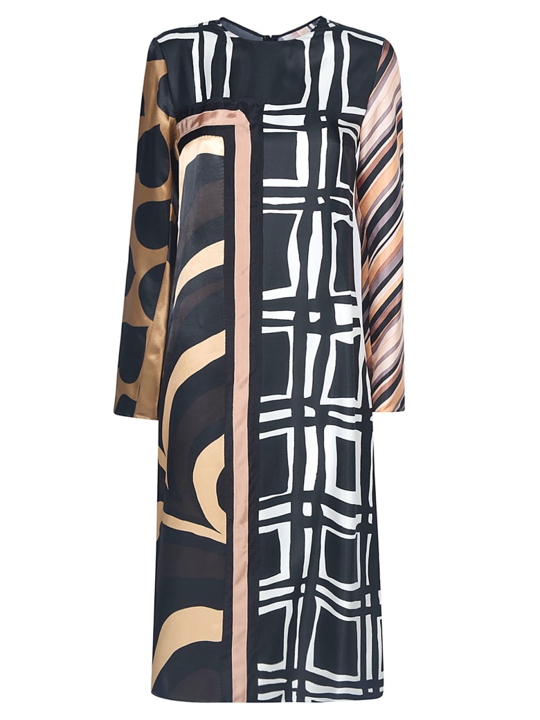 Marni Multi-printed Long Dress - Paw35