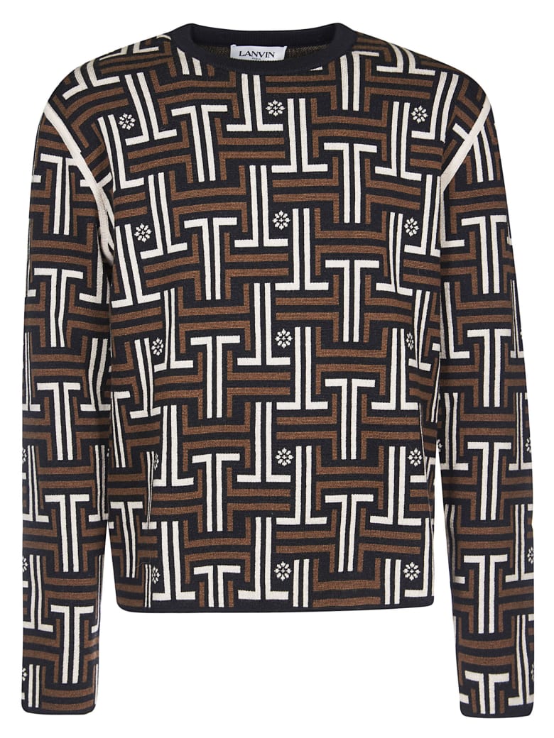 monogram crewneck