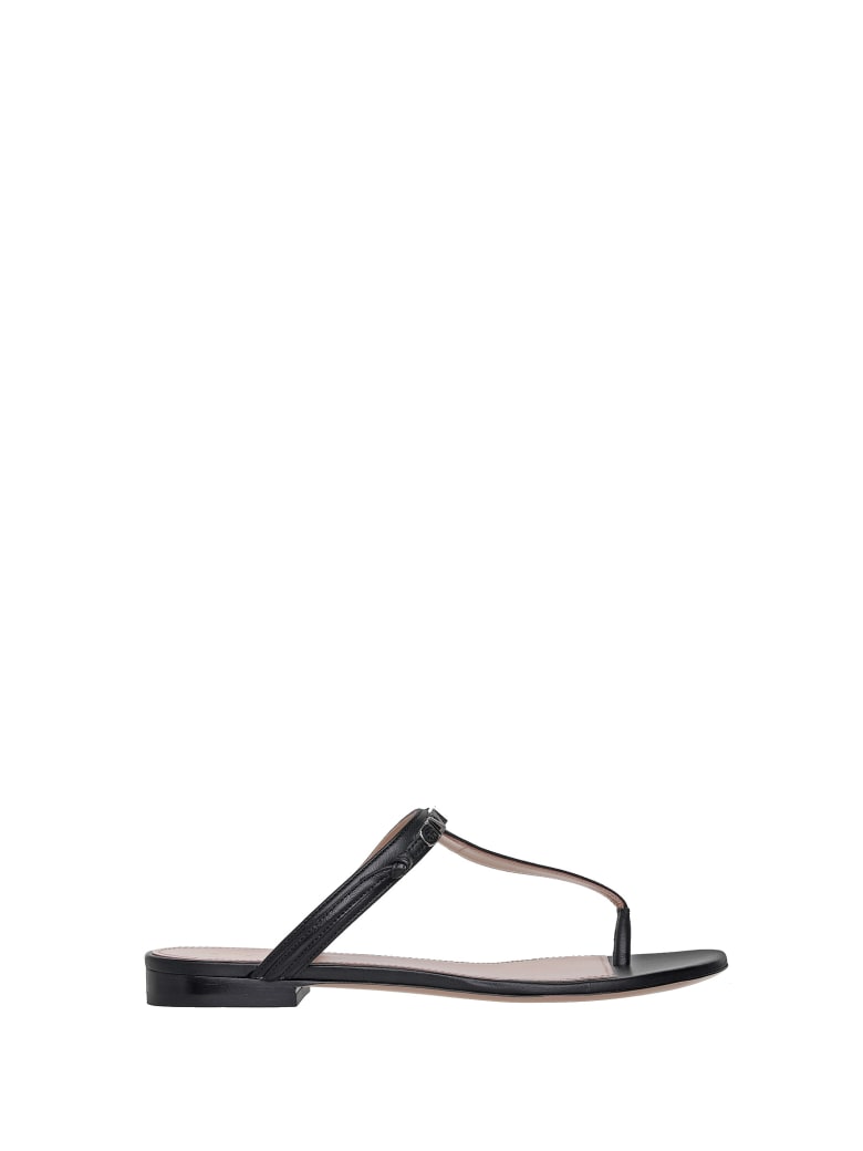 givenchy logo strap sandals