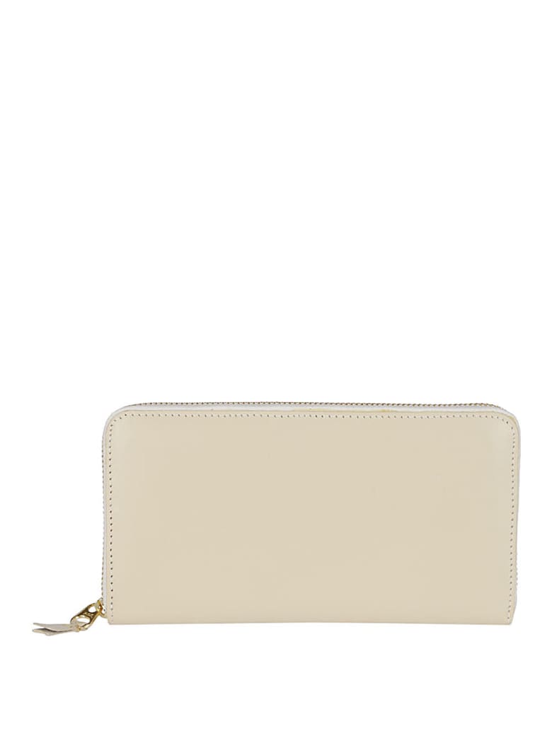 Comme des Garçons Wallet Off White Leather Wallet - White