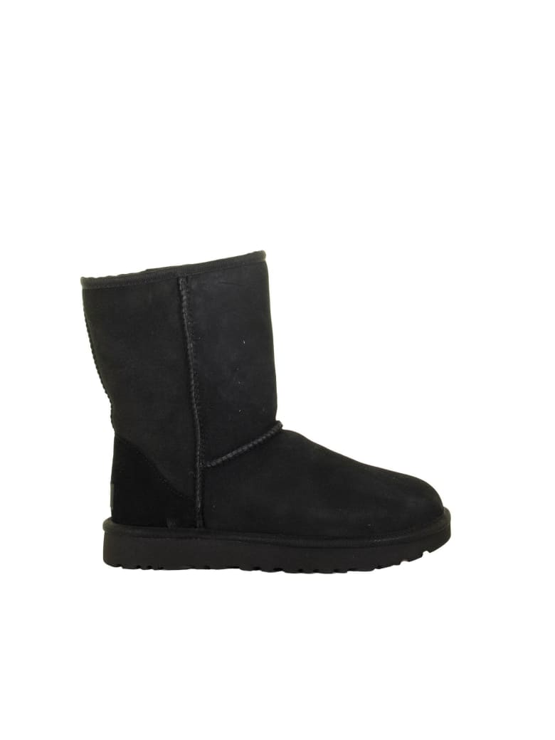 black ugg boots with buckle