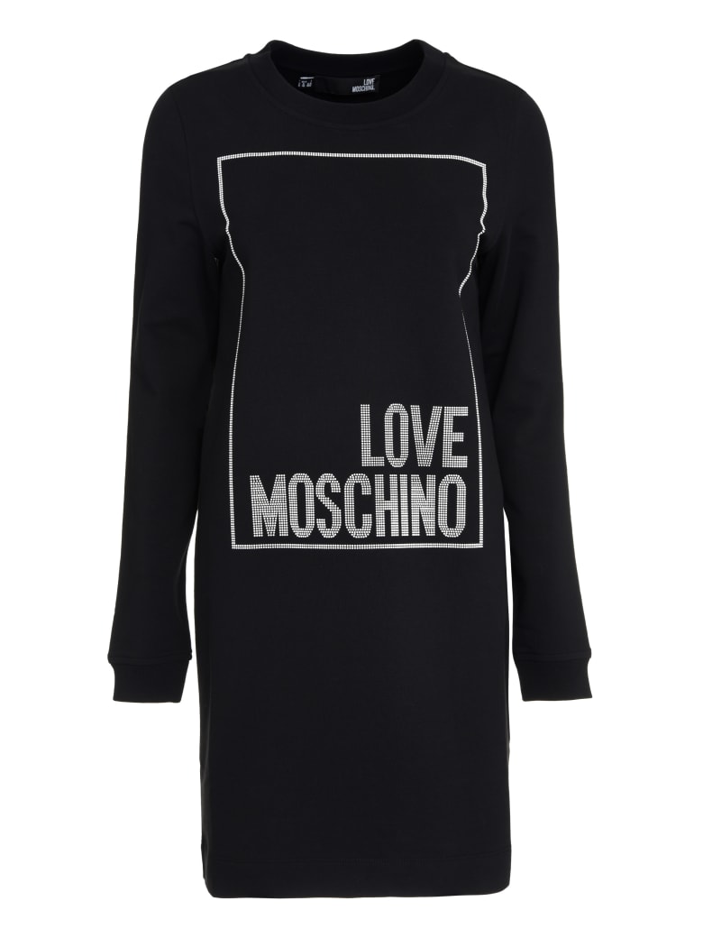 Love Moschino Logo Print Cotton 