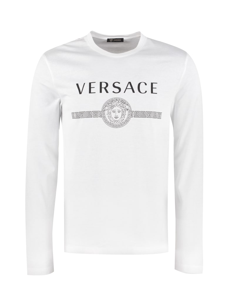 versace white long sleeve