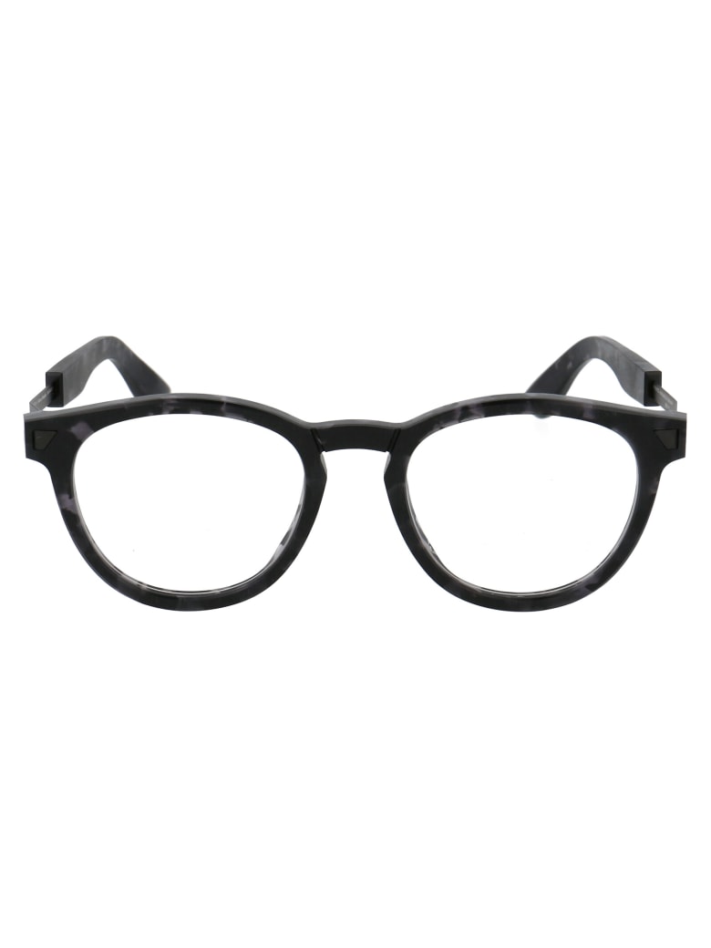 Mykita Mmraw011 Glasses - 842 RAW BLACK HAVANA/BLACK | CLEAR