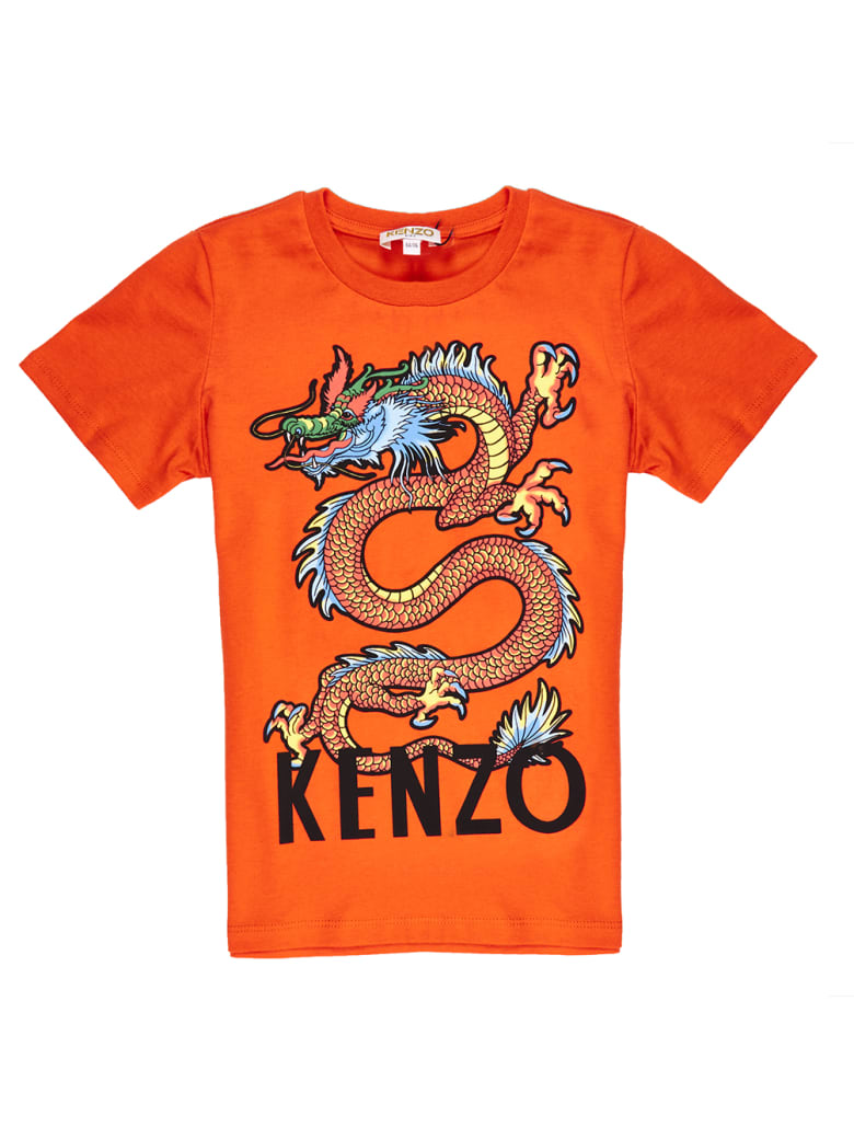 orange kenzo t shirt