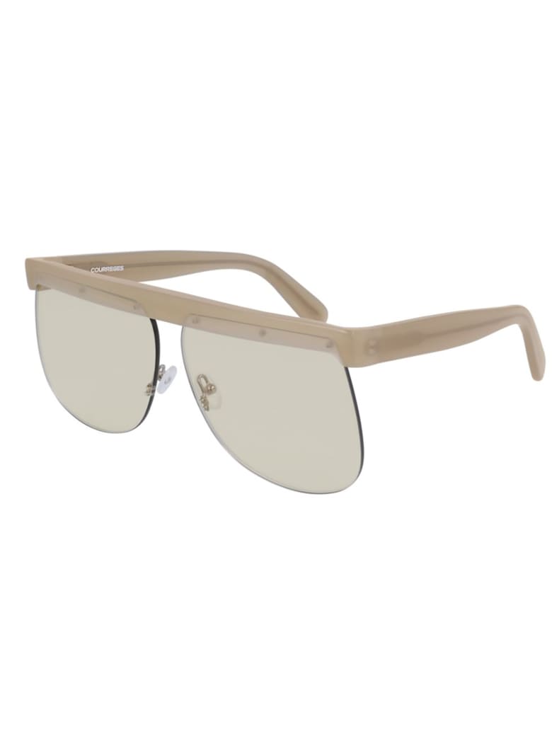 Courrèges CL1901 Sunglasses - Beige Beige Grey