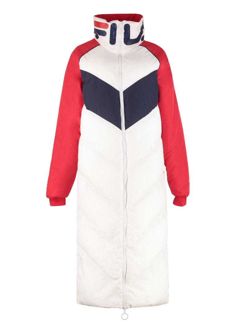 fila long down jacket