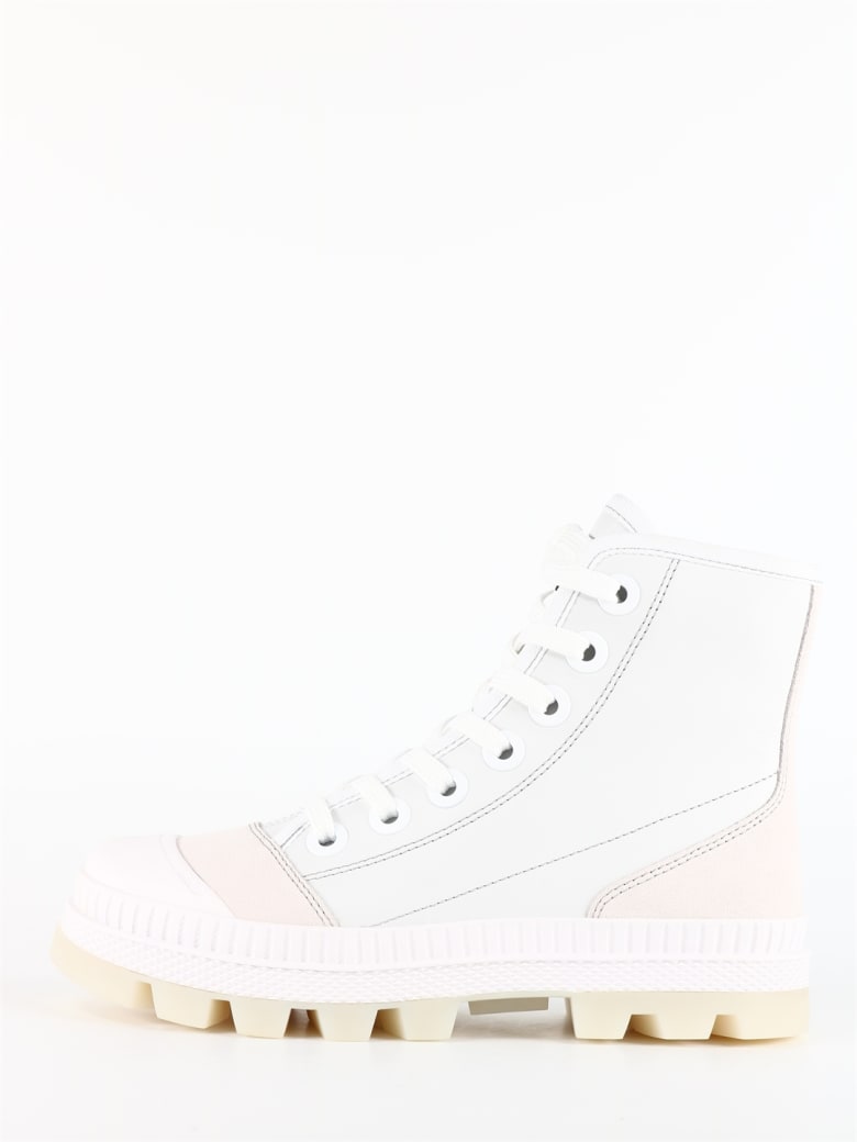 Jimmy Choo Nord Ankle Boots White - White