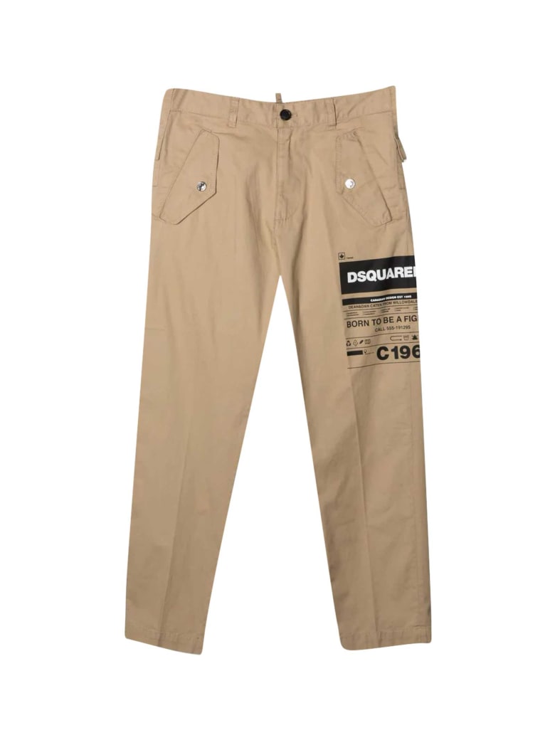 Dsquared2 Beige Trousers - Unica