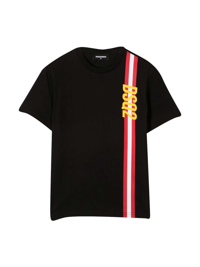 Dsquared2 Black Teen T-shirt - Nera