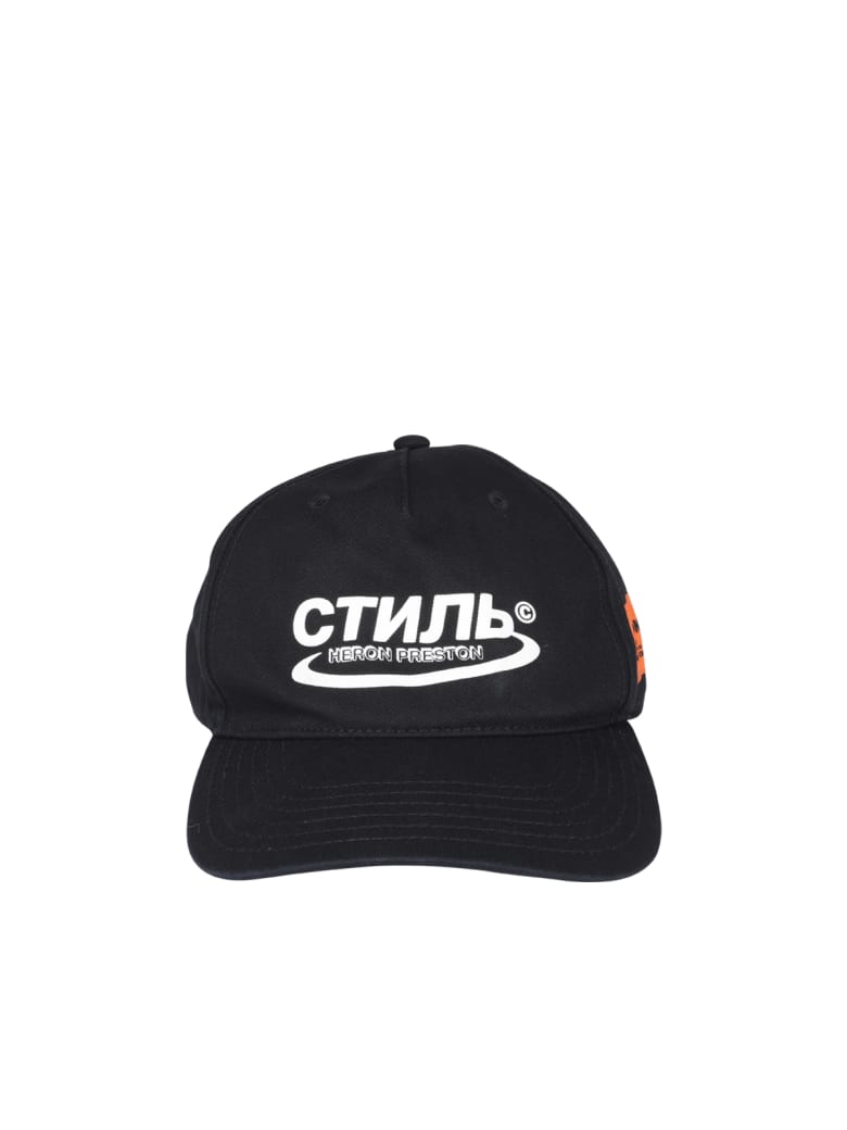 HERON PRESTON Ctnmb Baseball Cap - Black white