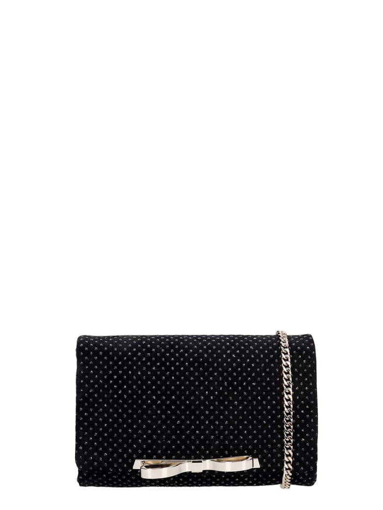 RED Valentino Clutch In Black Suede - black