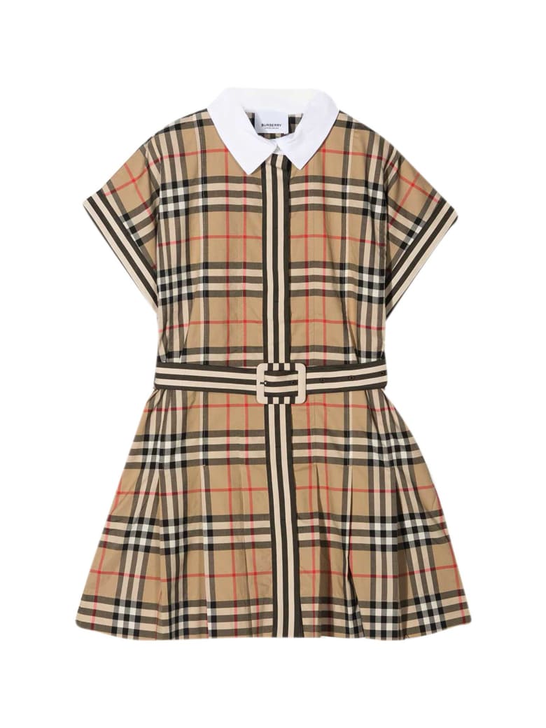Burberry Vintage Check Dress - BROWN