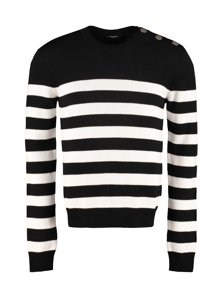 balmain crew neck sweater