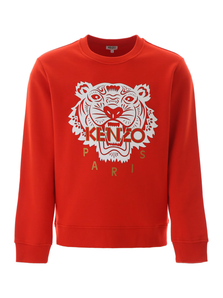 red kenzo shirt