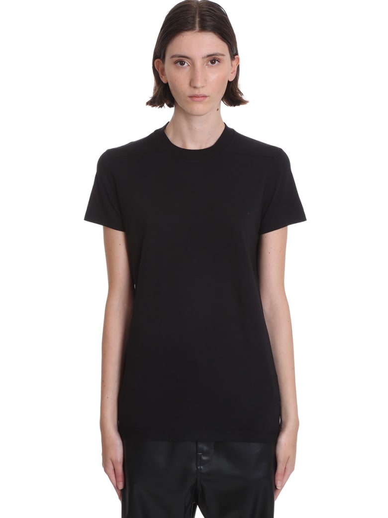 DRKSHDW Ss Crew Level T-shirt In Black Cotton - black