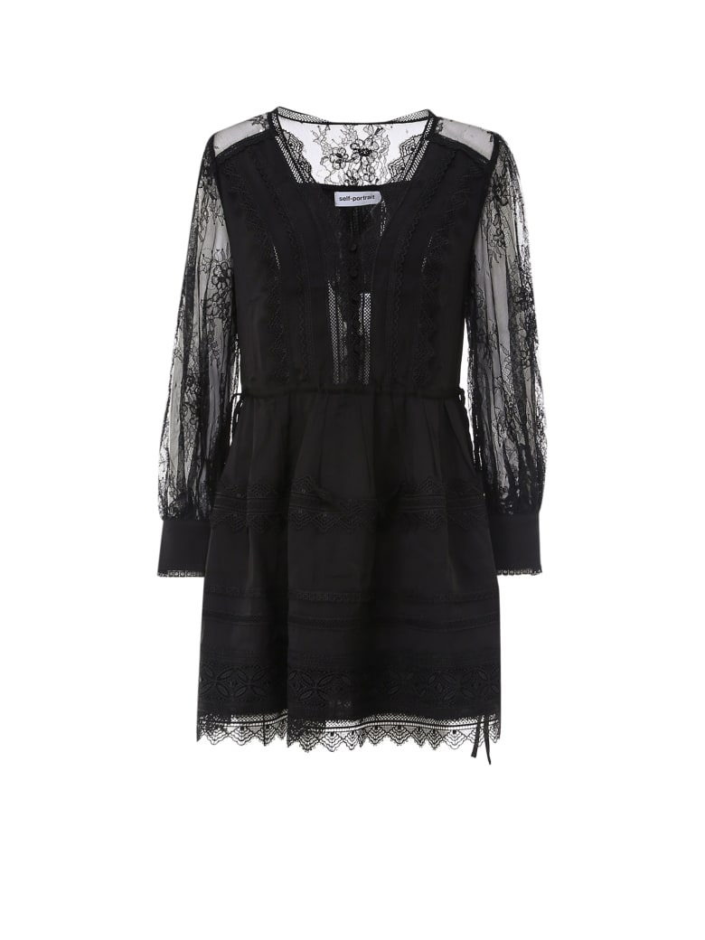 self-portrait Dress - Black