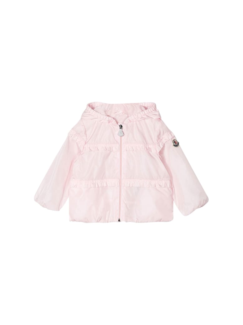 moncler logo zipped jacket