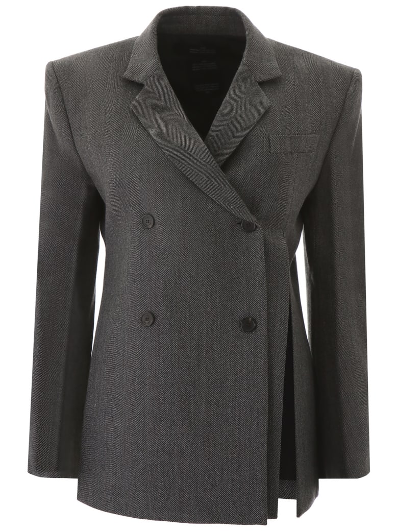 Rokh Distorted Blazer - DIM GREY (Grey)