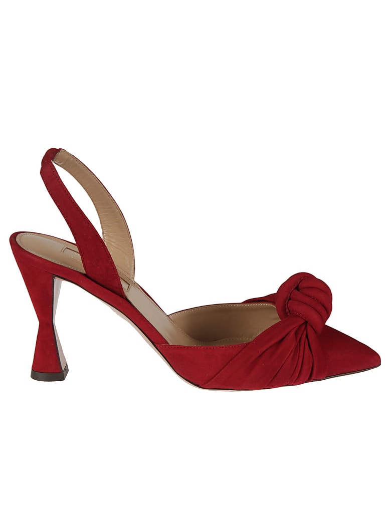 Aquazzura Kiki Sling Sandals - Cayenne Red