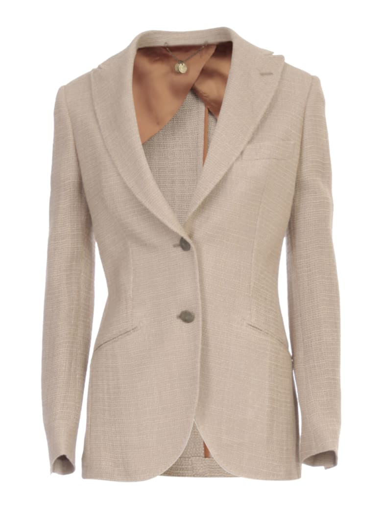 Maurizio Miri Wool Jacket - Paglia