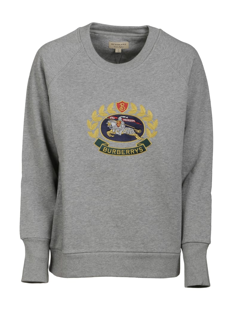 Burberry Embroidered Logo Sweatshirt 