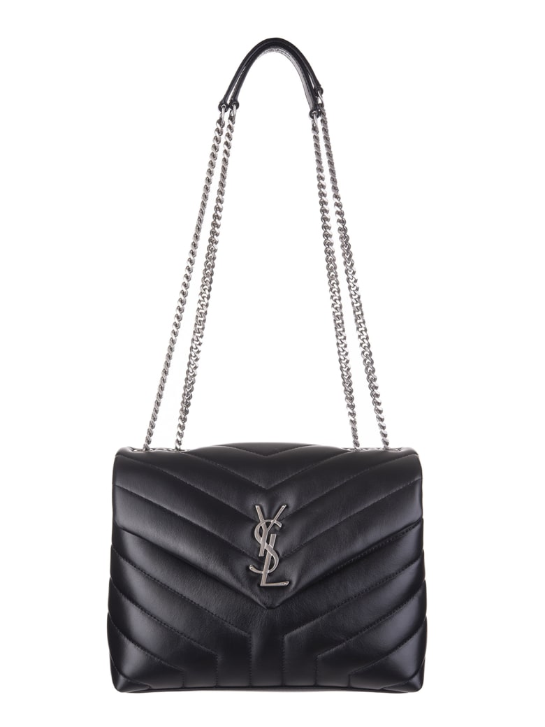 saint laurent classic monogram quilted leather shoulder bag