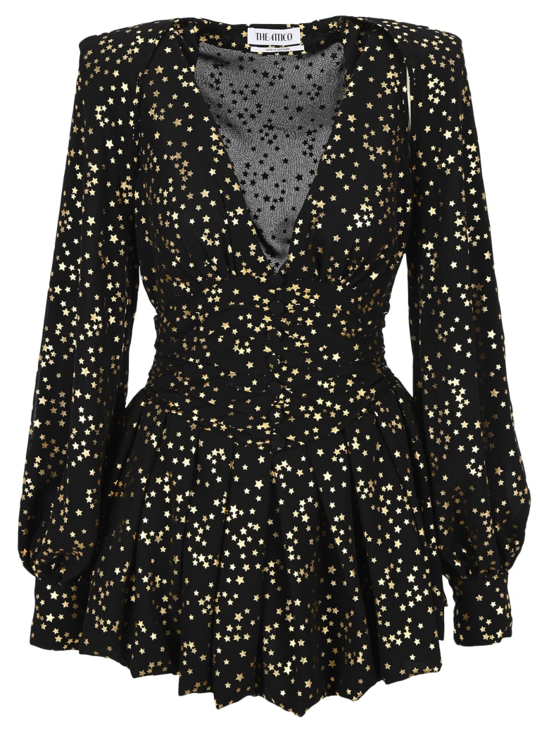 The Attico Attico Gold Stars Mini Dress - Nerooro