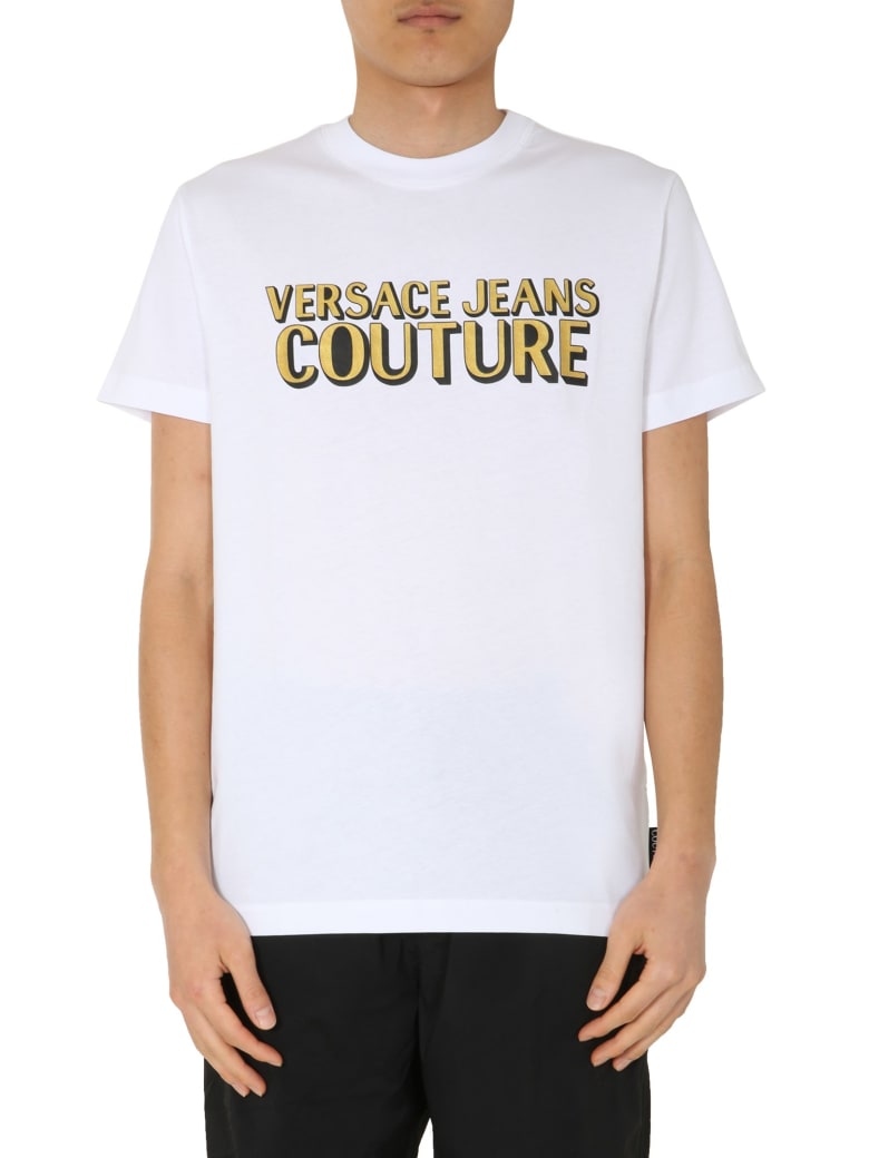 Versace Jeans Couture Short Sleeve T-Shirts | italist, ALWAYS LIKE A SALE