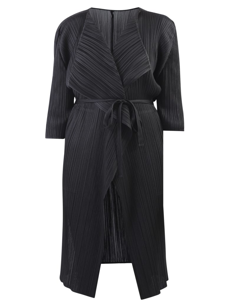 Issey Miyake Pleated Jacket - Black