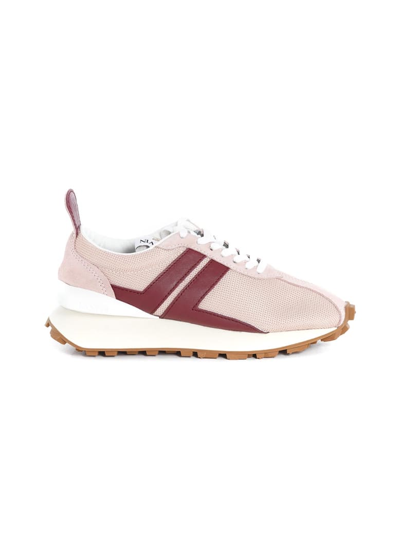Lanvin Mesh Bumpr Sneakers - Blush Red