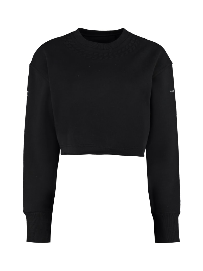 Givenchy Cotton Crew-neck Sweatshirt - black