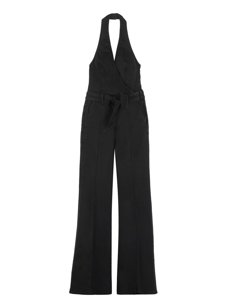 Mother The Halter Doozy Jumpsuit - black