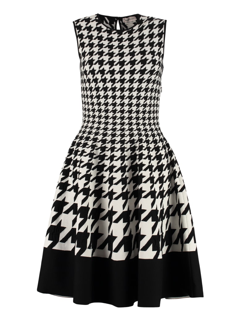 Jacquard Knit Dress - black - 11004024 