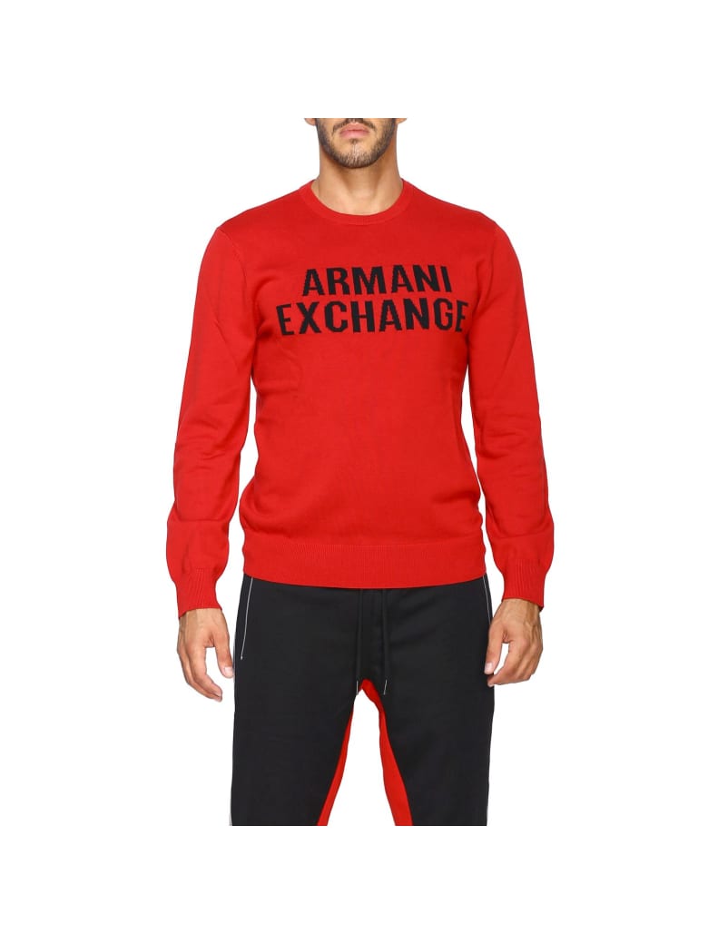 armani exchange red