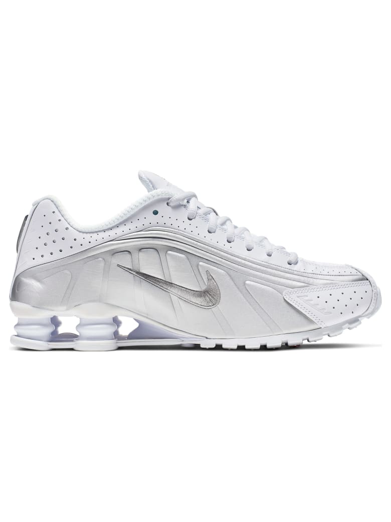 Nike Shox R4 - White/metallic Silver 
