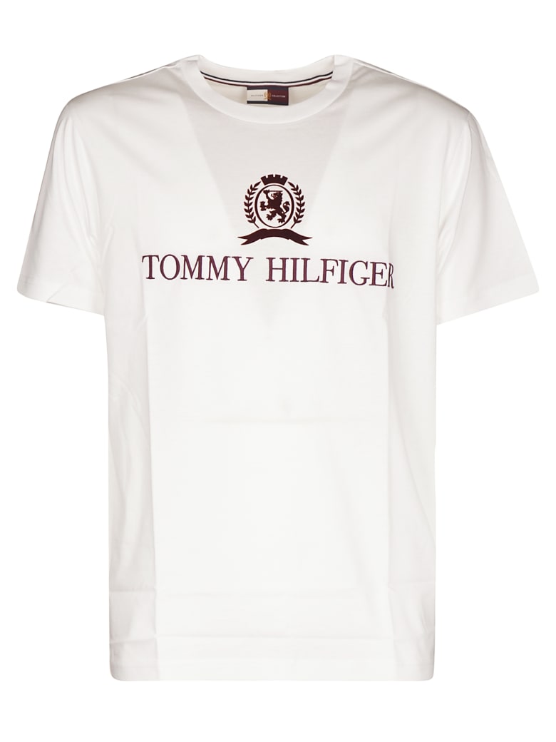 tommy hilfiger embroidered logo t shirt