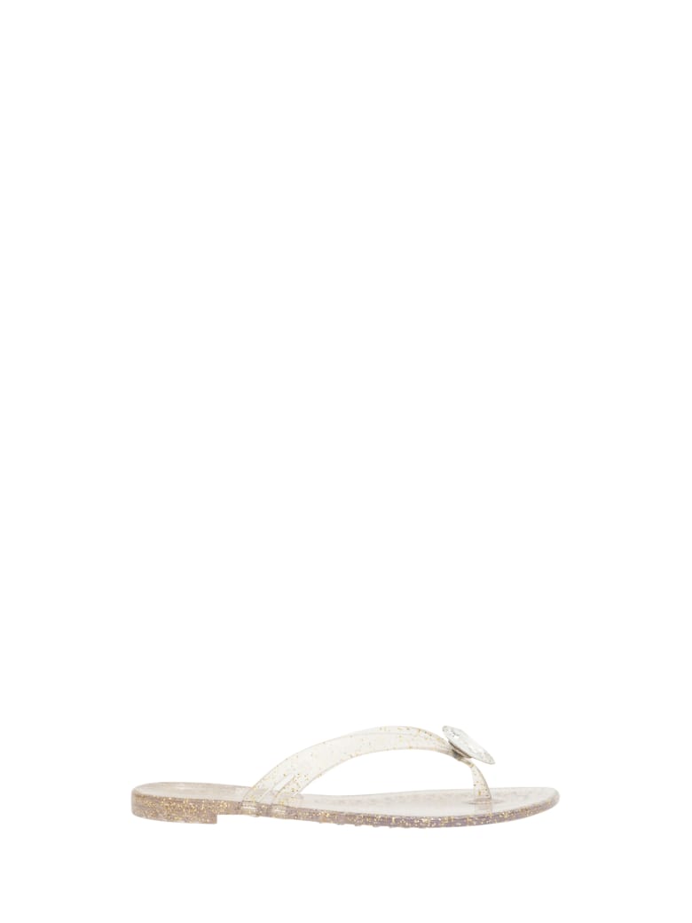 casadei jelly flip flops