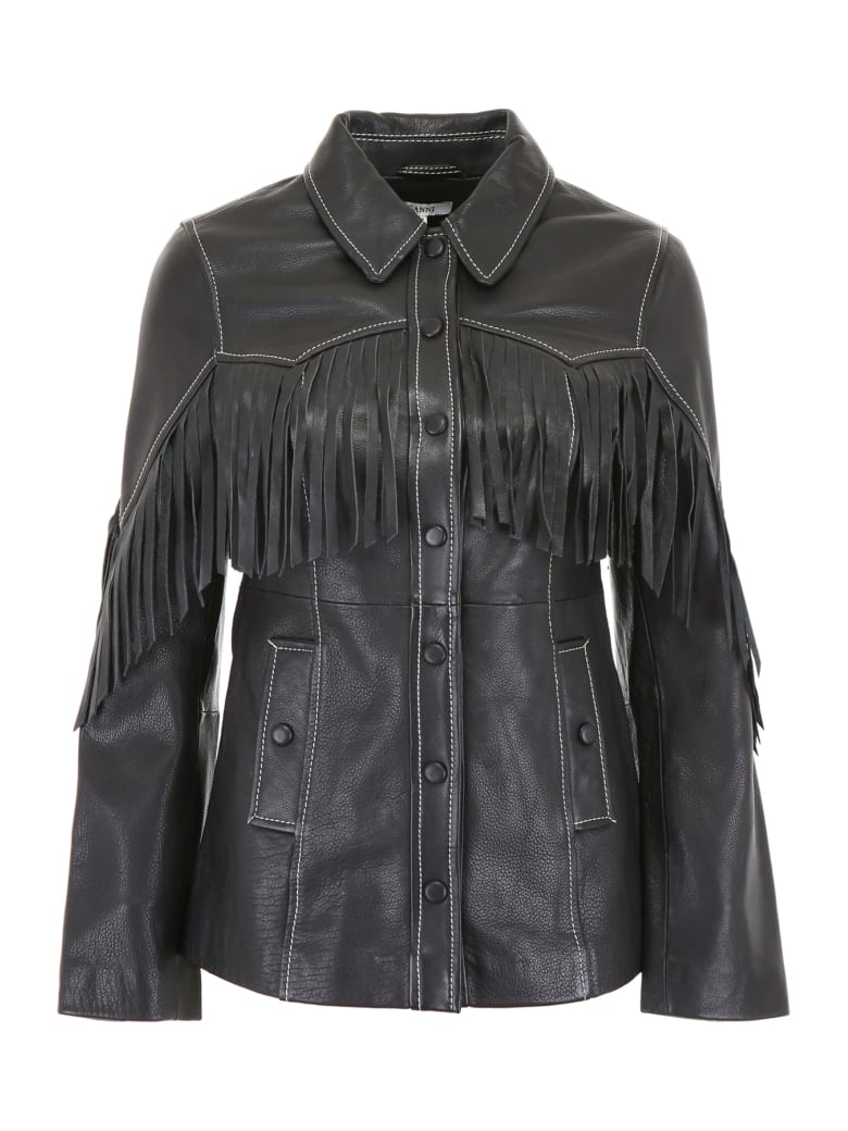 Ganni Heavy Leather Jacket