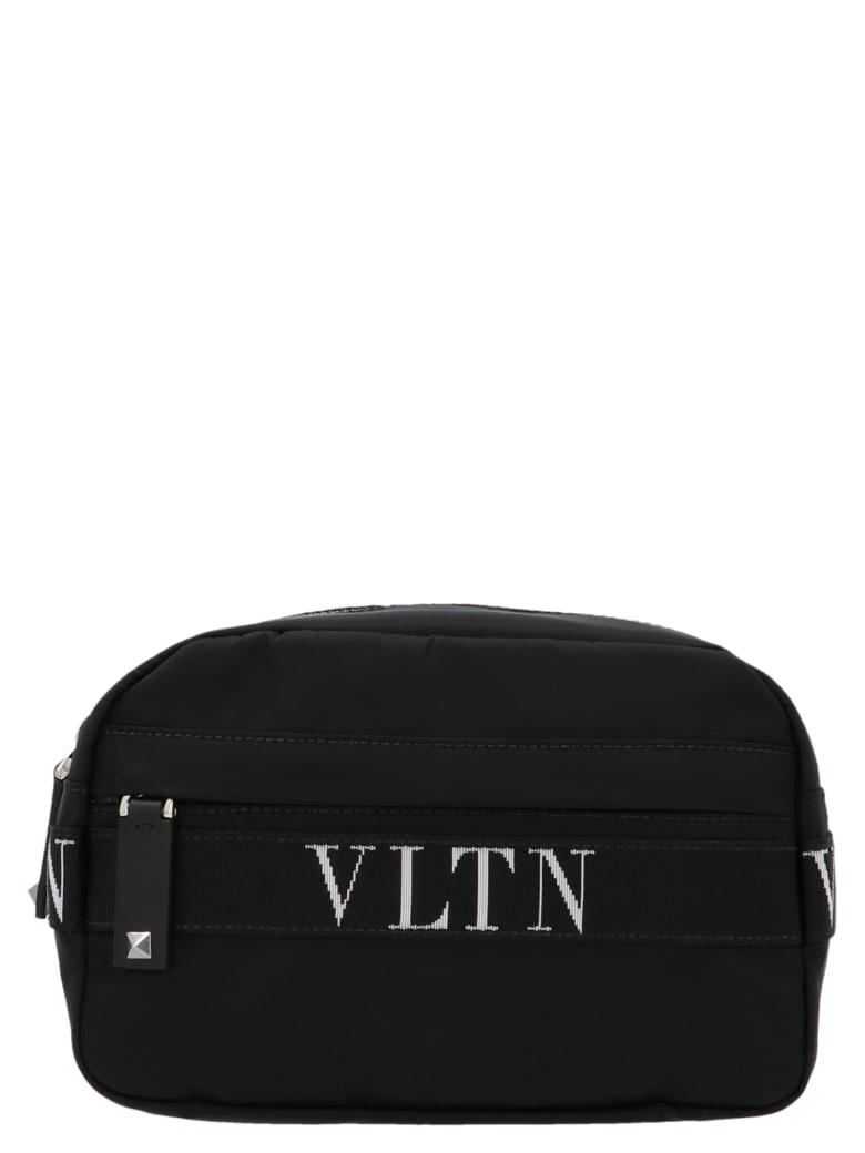 Valentino Garavani Vltn-print Belt Bag - Nero