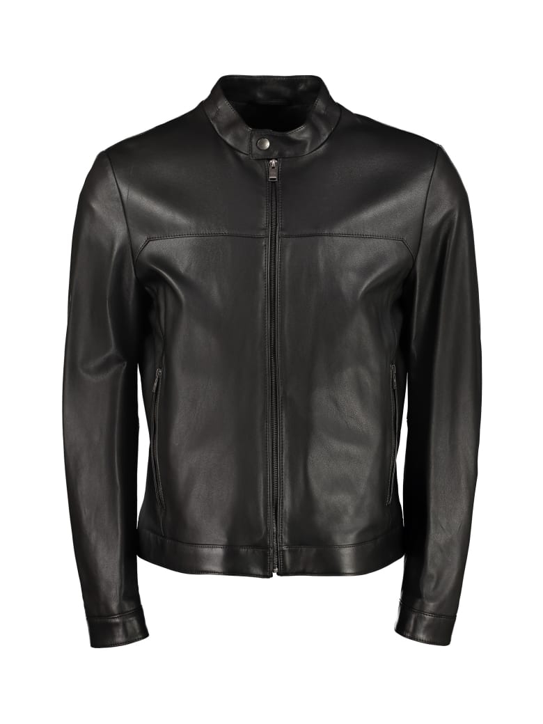 Hugo Boss Leather Jackets | italist 